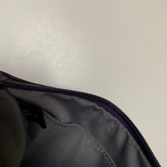 Vintage Coach Purple Leather Wristlet - Picture 4 of 6